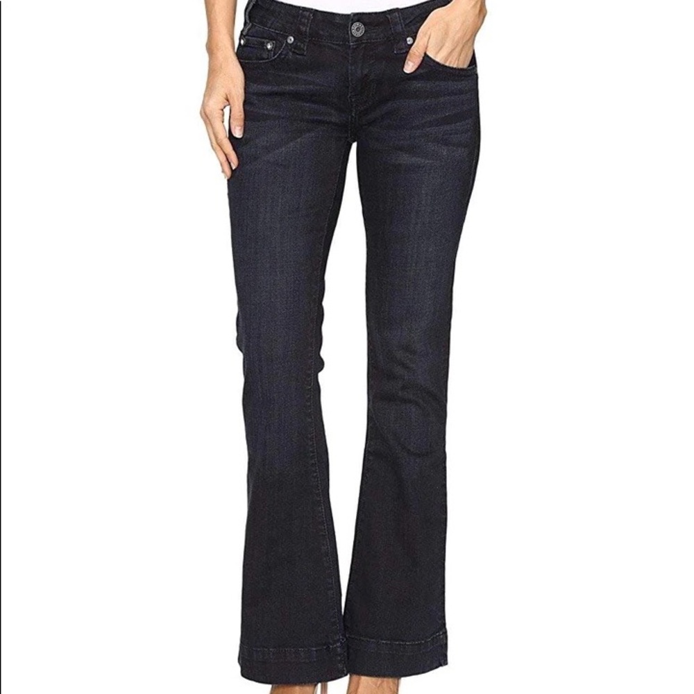 Rock & Roll Cowgirl Low Rise Trouser Jeans - W8-9630 - NEW